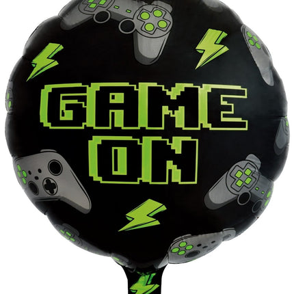 Gaming Party Helium Ballon Game On Leeg 45cm van WeFiesta koop je bij Partywinkel