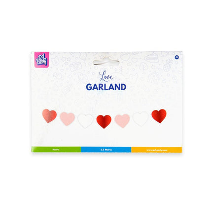 Guirlande de cœurs 2.5m