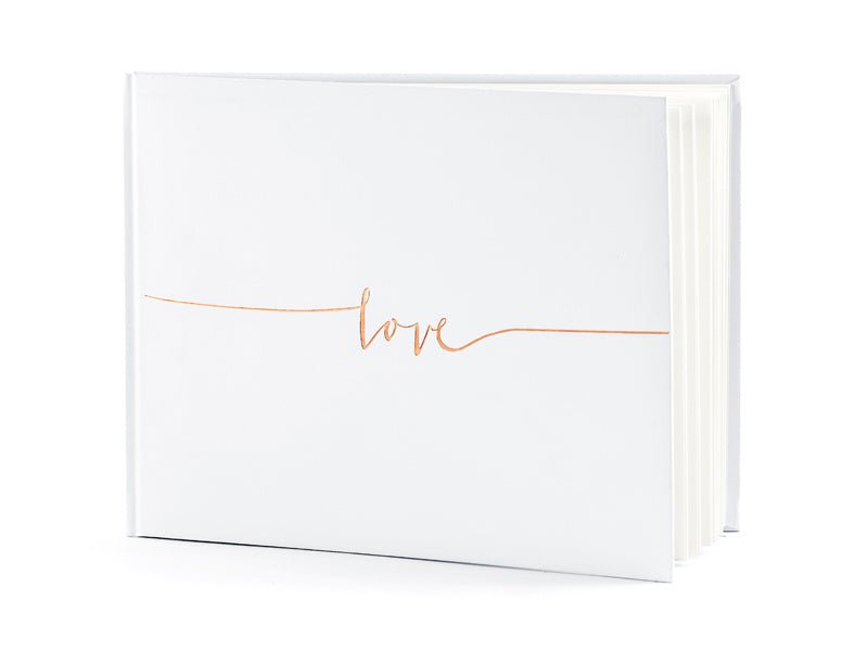 Gastenboek Love 24cm van Partydeco koop je bij Partywinkel