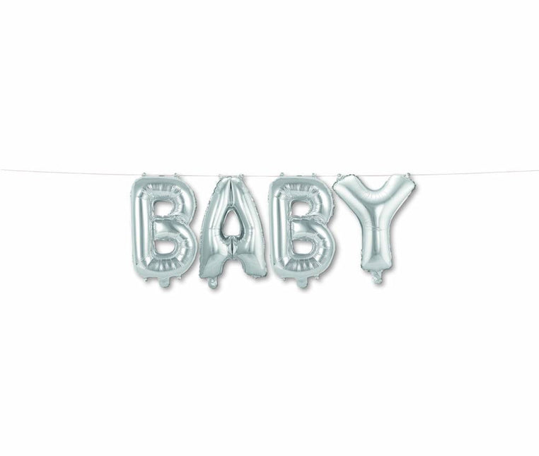 Geboorte Ballonnen Letter Set Baby 36cm van Folat koop je bij Partywinkel