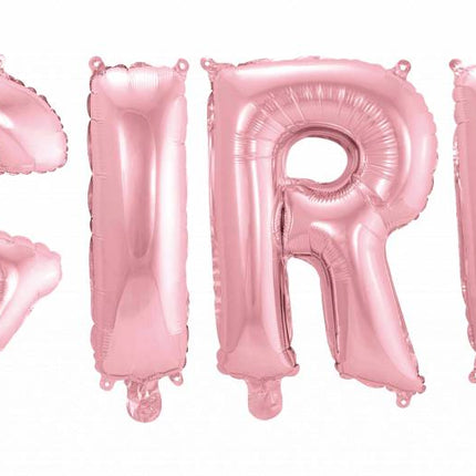 Geboorte Ballonnen Letter Set Girl 36cm van Folat koop je bij Partywinkel