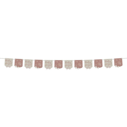 Geboorte Letterslinger Babygirl 6m van Folat koop je bij Partywinkel