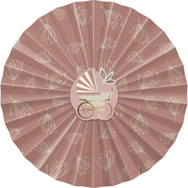 Geboorte Papieren Waaiers Babygirl 3st van Folat koop je bij Partywinkel