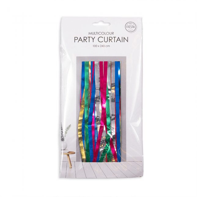 Gekleurd Deurgordijn Folie 2,4m van WeFiesta koop je bij Partywinkel