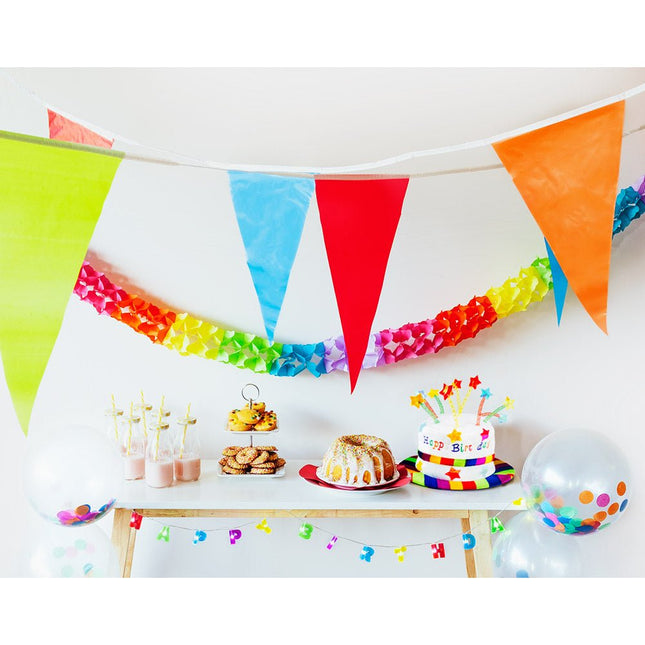 Gekleurde Ballonnen Confetti 30cm 5st van Boland koop je bij Partywinkel