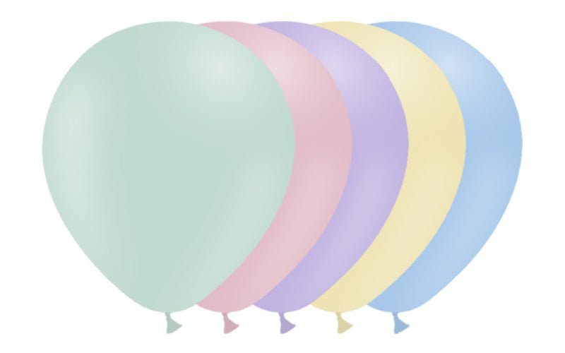 Gekleurde Ballonnen Pastel 30cm 50st van Balloonia koop je bij Partywinkel