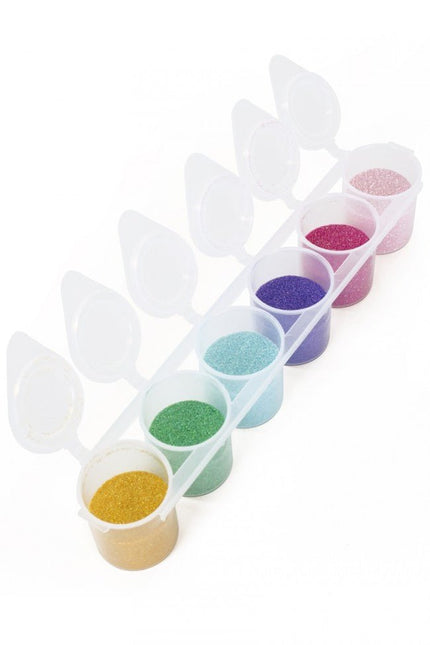 Gekleurde Glitters Unicorn Fine 6st van Superstar koop je bij Partywinkel