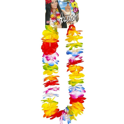Gekleurde Hawaii Krans Luxe van Widmann koop je bij Partywinkel