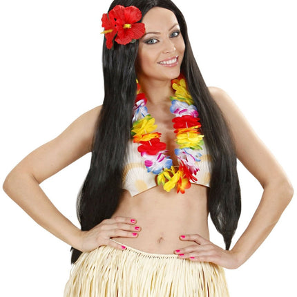 Gekleurde Hawaii Krans Luxe van Widmann koop je bij Partywinkel