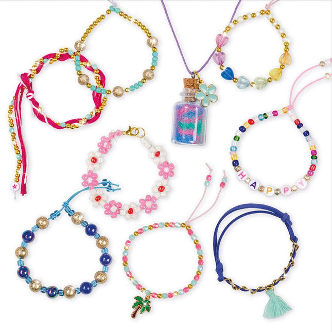 Gekleurde Knutselset Armbanden Maken Xl - Partywinkel - 8714274028104