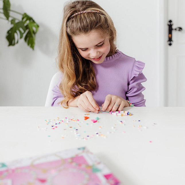 Gekleurde Knutselset Geluksarmbanden Maken - Partywinkel - 8714274028180