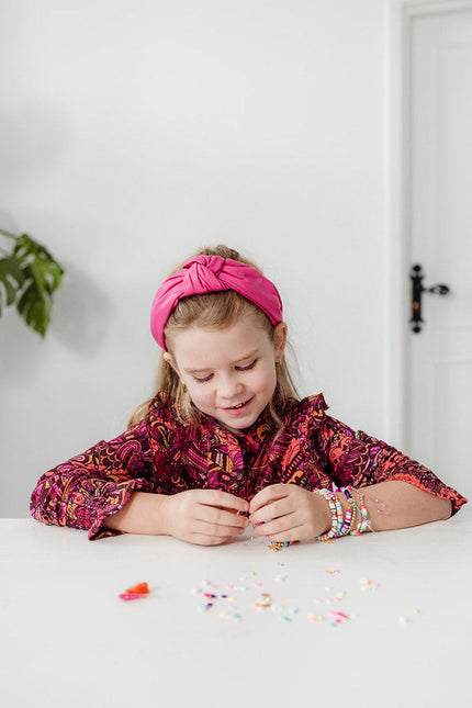 Gekleurde Knutselset Geluksarmbanden Maken - Partywinkel - 8714274028180