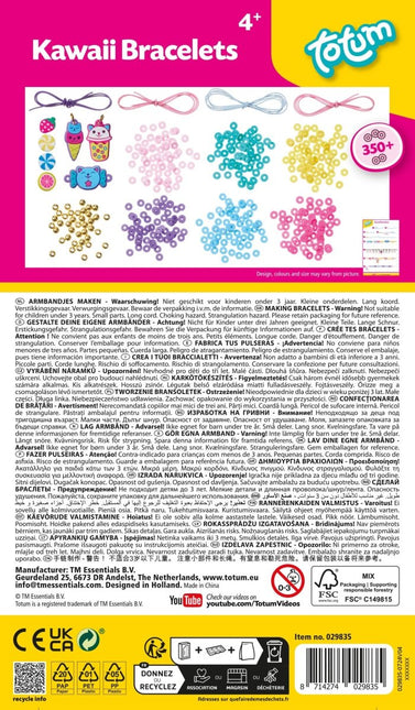 Gekleurde Knutselset Kawaii Armbanden Maken 4st - Partywinkel - 8714274029835