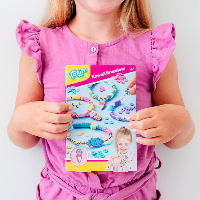 Gekleurde Knutselset Kawaii Armbanden Maken 4st - Partywinkel - 8714274029835
