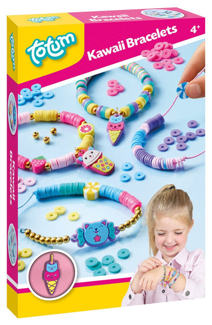 Gekleurde Knutselset Kawaii Armbanden Maken 4st - Partywinkel - 8714274029835