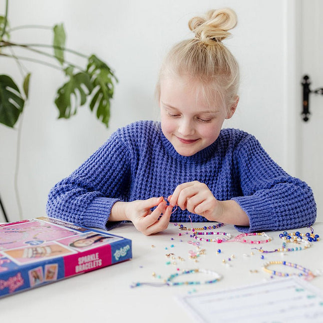 Gekleurde Knutselset Kralen Armbanden Maken - Partywinkel - 8714274028234