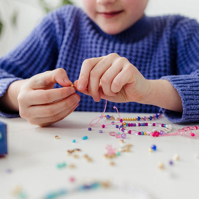 Gekleurde Knutselset Kralen Armbanden Maken - Partywinkel - 8714274028234