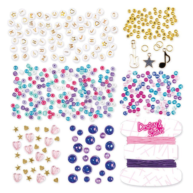 Gekleurde Knutselset Kralen Armbanden Maken - Partywinkel - 8714274028234