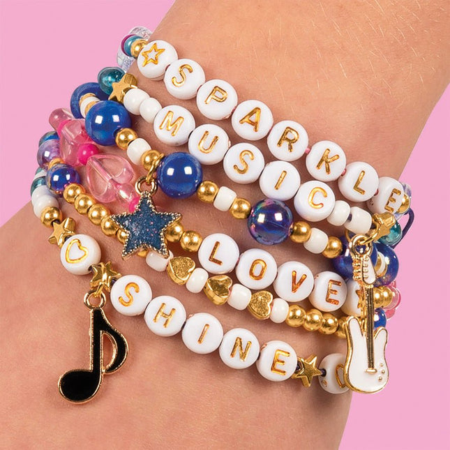 Gekleurde Knutselset Kralen Armbanden Maken - Partywinkel - 8714274028234