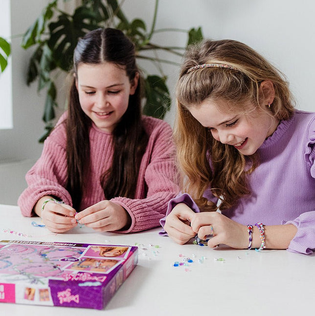 Gekleurde Knutselset Vriendschapsarmbanden Maken - Partywinkel - 8714274028197