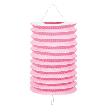 Gekleurde Lampionnen Trek 16cm 12st van Boland koop je bij Partywinkel