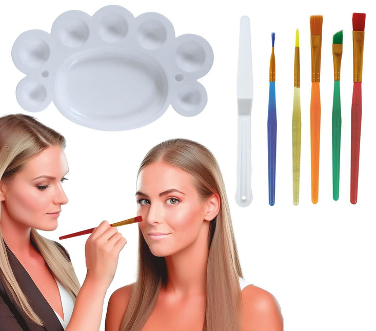 Gekleurde Make Up Set 5 delig van Fiestas Guirca koop je bij Partywinkel