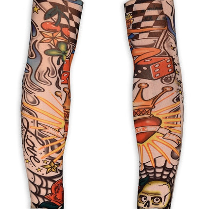 Gekleurde Nep Tattoo Miami van Widmann koop je bij Partywinkel