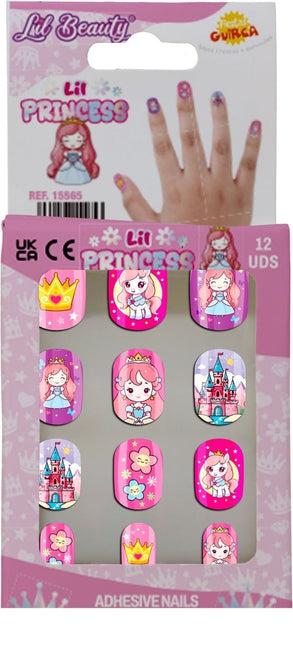 Gekleurde Nepnagels Kind Kleine Prinses van Fiestas Guirca koop je bij Partywinkel