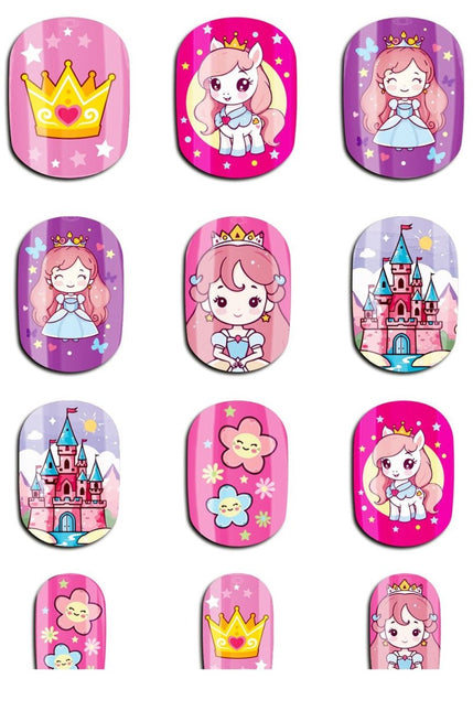 Gekleurde Nepnagels Kind Kleine Prinses van Fiestas Guirca koop je bij Partywinkel