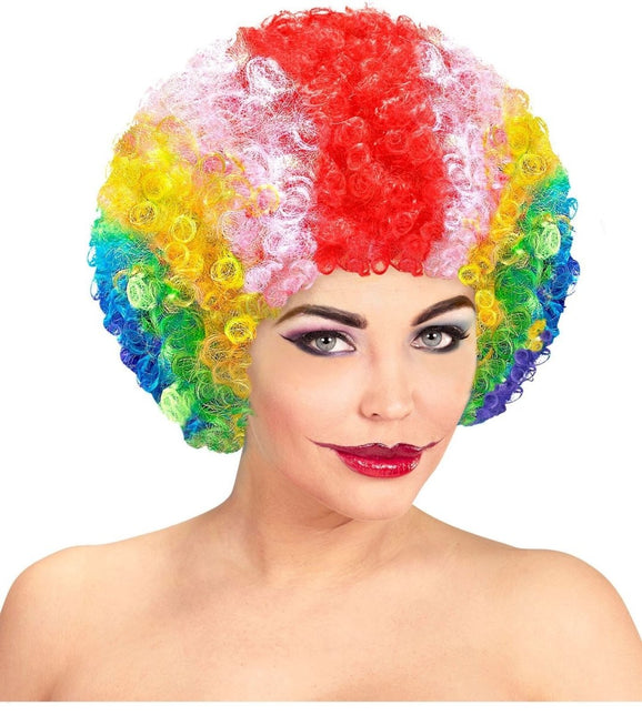 Gekleurde Pruik Clown van Widmann koop je bij Partywinkel