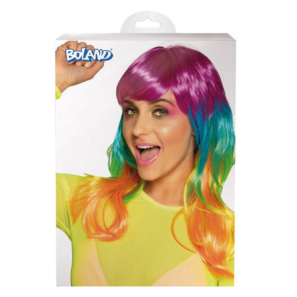 Gekleurde Pruik Kandy van Boland koop je bij Partywinkel