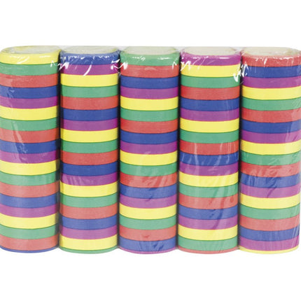 Gekleurde Serpentine Rollen 5st 4m van Boland koop je bij Partywinkel