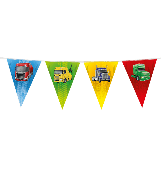 40 Serviettes En Papier Thème Camion Monstre – Déco Anniversaire Course Monster Truck – Motif Feu & Moto Écrasée