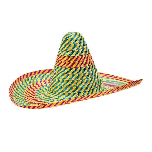 Gekleurde Sombrero 50cm van Widmann koop je bij Partywinkel