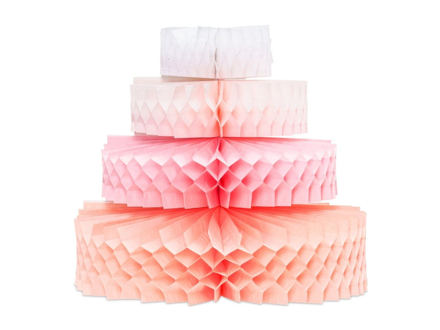 Gekleurde Tafeldecoratie Taart 23cm van Partydeco koop je bij Partywinkel