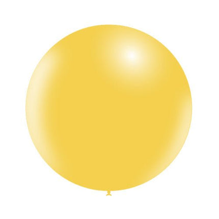 Gele Reuze Ballon 60cm van Balloonia koop je bij Partywinkel
