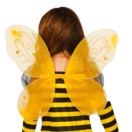 Gele Vleugels 44cm van Fiestas Guirca koop je bij Partywinkel