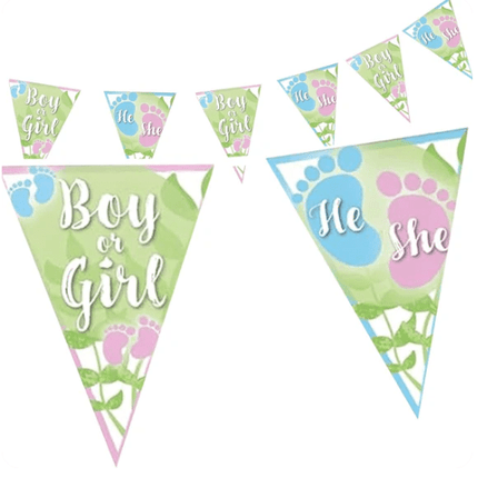 Gender Reveal Slinger Groen 4m van VDV Benefit koop je bij Partywinkel