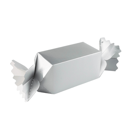 Geschenkdoosje Zilver 26cm van Paper Dreams koop je bij Partywinkel