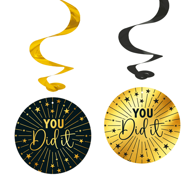 Geslaagd Hangdecoratie You Did It 4st van WeFiesta koop je bij Partywinkel