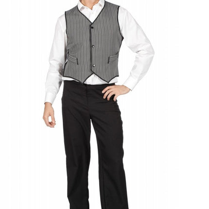Gestreept Gilet Heren Gestreept van Wilbers & Wilbers koop je bij Partywinkel