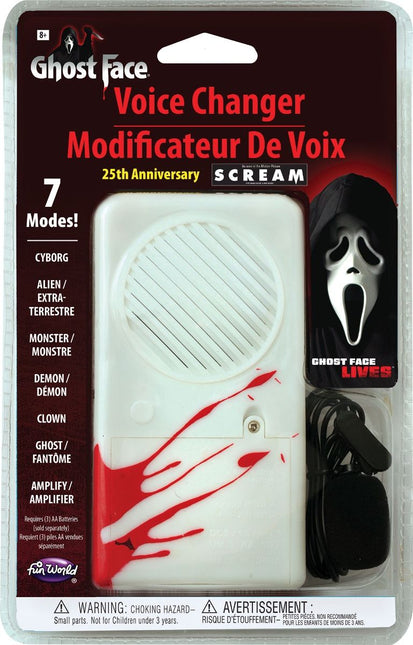 Ghostface Stemvervormer 7 Stemmen van Ghostface koop je bij Partywinkel