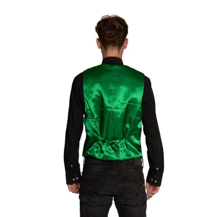 Gilet + Strik Groen van Partychimp koop je bij Partywinkel