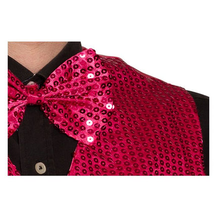 Gilet + Strik Roze van Partychimp koop je bij Partywinkel