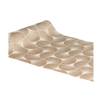Chemin de table nude imprimé gingko 3m