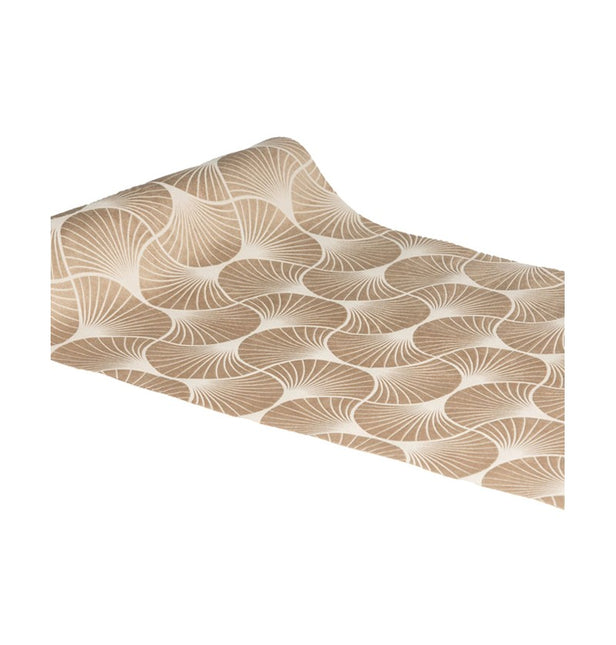 Chemin de table nude imprimé gingko 3m