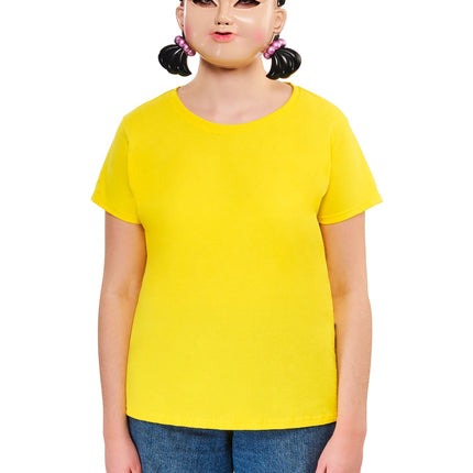 Masque de poupée - Jeu du calmar