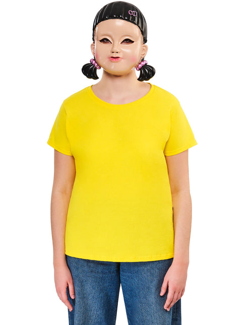 Masque de poupée - Jeu du calmar