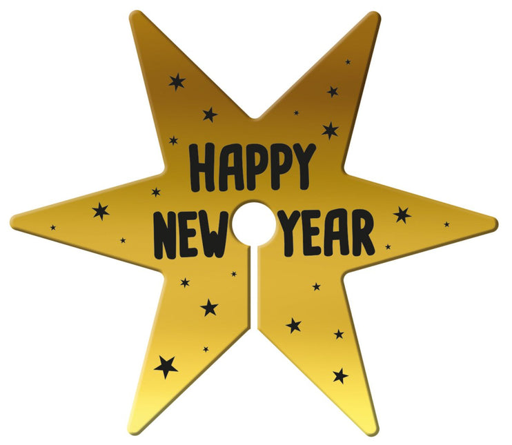 Glasmarkers Happy New Year 12 delig van Folat koop je bij Partywinkel