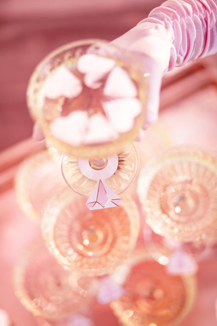 Glasmarkers Ring 10st van Partydeco koop je bij Partywinkel